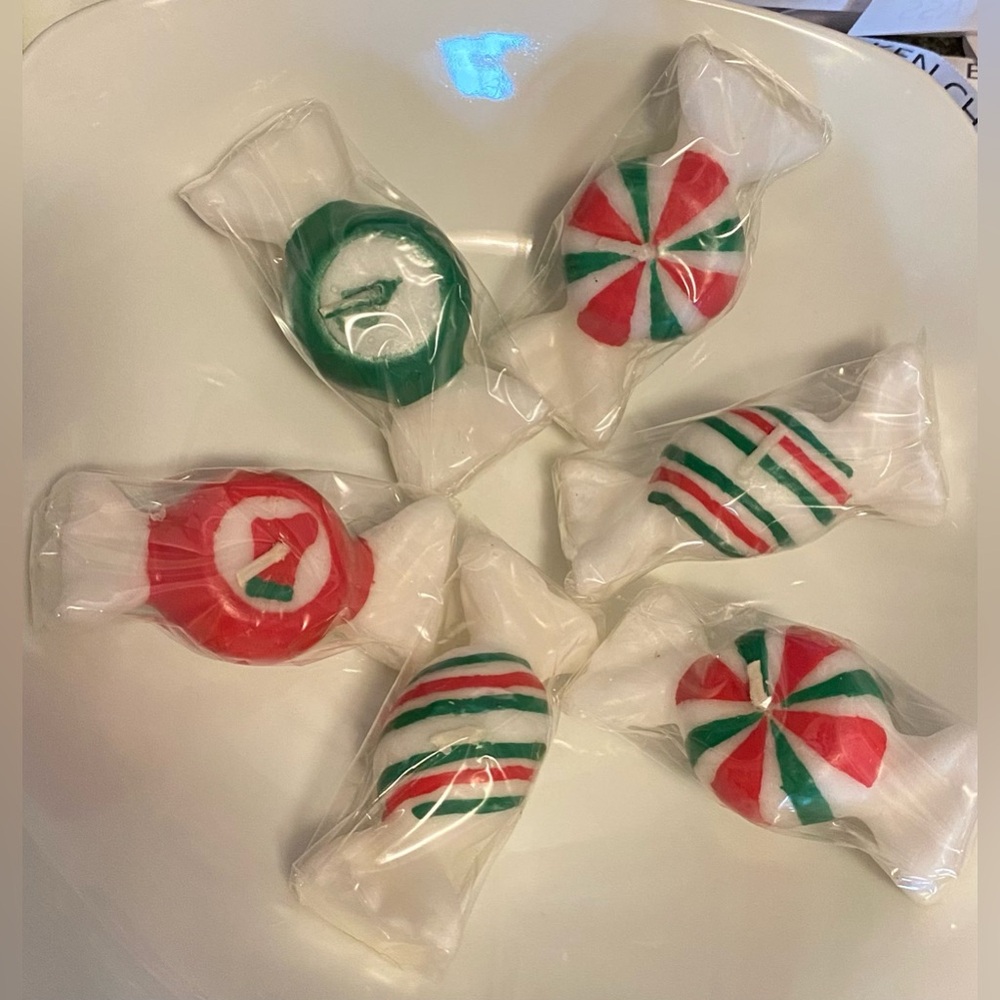 NEW Christmas candle candy set